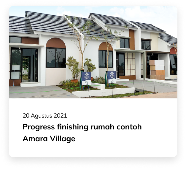 progres rumah contoh